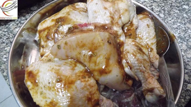فراخ مشويه بتتبيله الليمون و الزعتر البري lemon and thyme grilled chicken فراخ مشويه بتتبيله الليمون و الزعتر البري lemon and thyme grilled chicken