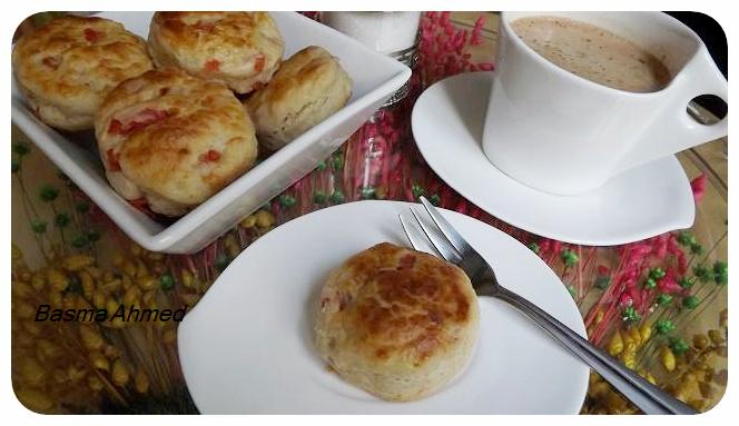 feta cheese and tomato scones