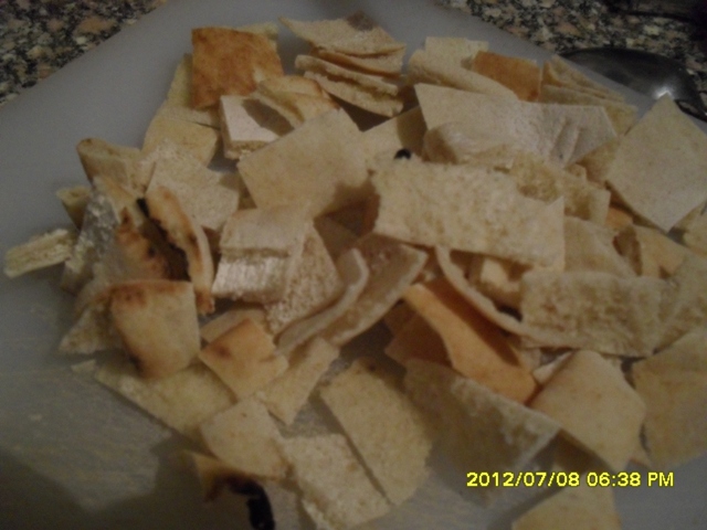 Syrian fatta with chicken