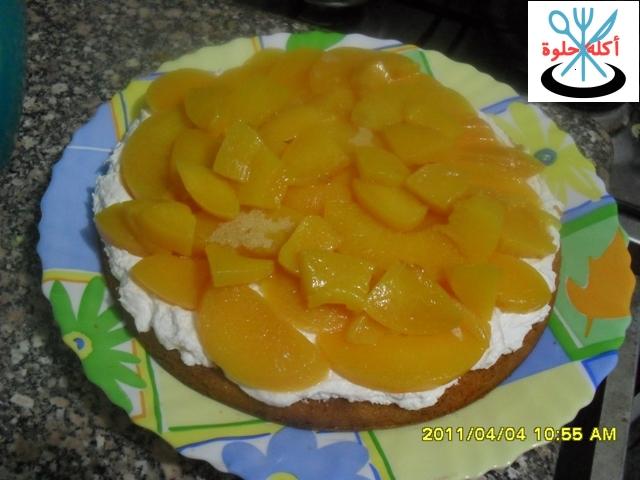 peach cake pea7