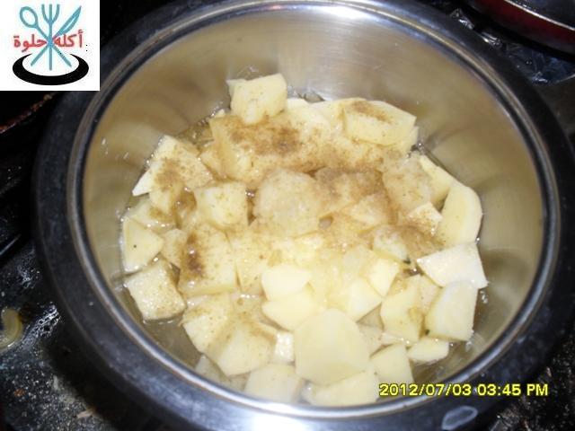 potato with garlic salad potato with garlic salad