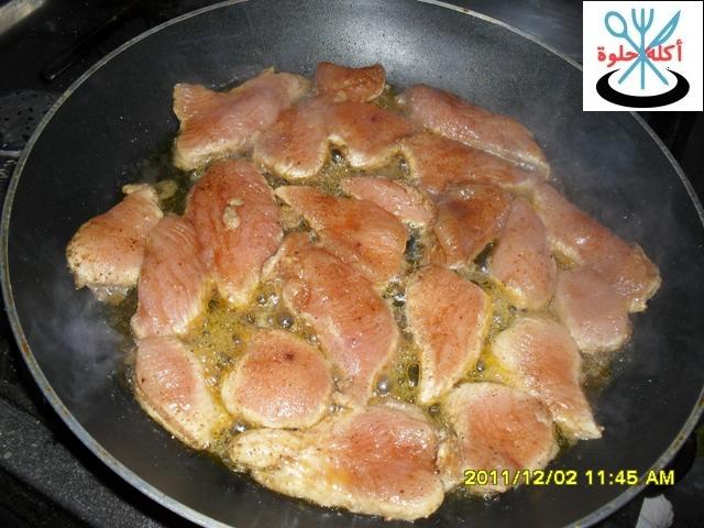 turkey breast with cream