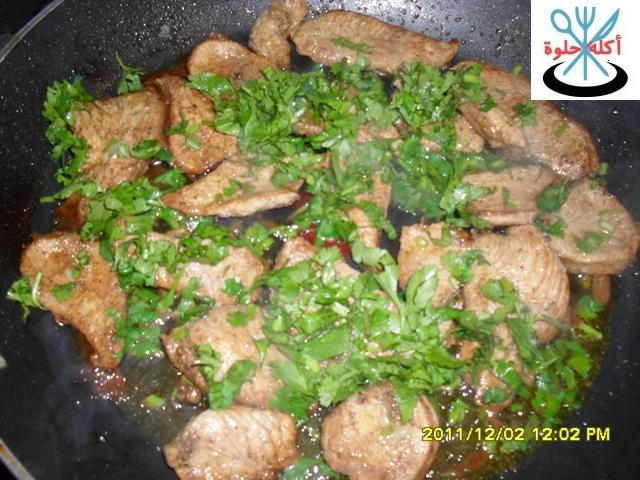 turkey breast with cream